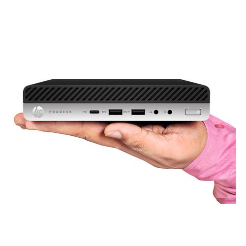 Calculator Sistem PC Refurbished HP ProDesk 800 G4 Mini PC, Intel Core i5-8500T 2.10 - 3.50GHz, 8GB DDR4, 256GB SSD