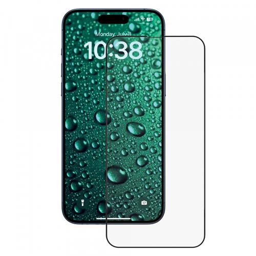Folie de protectie Ecran Anank 3X Reinforced Invisible pentru Apple iPhone 16 Pro Max, Sticla Securizata, Full Glue, 3D