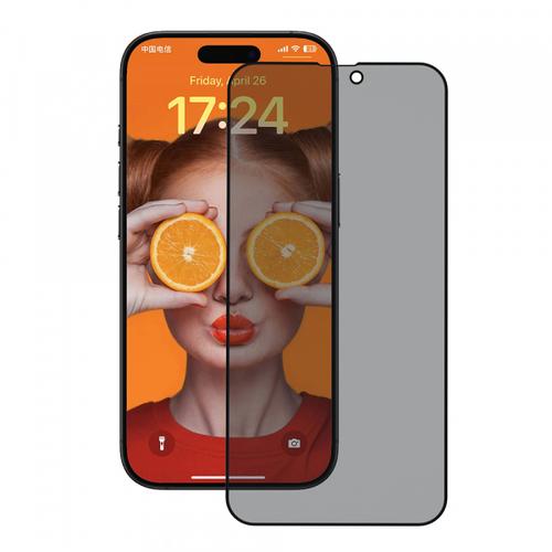 Folie de protectie Ecran Privacy Anank 5X Reinforced 180 pentru Apple iPhone Air, Sticla Securizata, Full Glue, 2.5D
