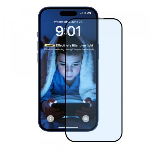 Folie de protectie Ecran Anti Blue Light Anank 5X Reinforced pentru Apple iPhone Air, Sticla Securizata, Full Glue, 2.5D
