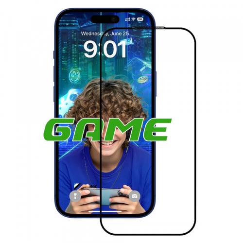 Folie de protectie Ecran Mata Anank 5X Reinforced pentru Apple iPhone Air, Sticla Securizata, Full Glue, 2.5D