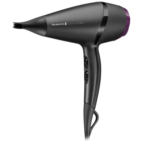 Uscator de par Remington Supercare PRO 2100 AC7100, 2100 W, Motor AC, Setare Supercare, Negru