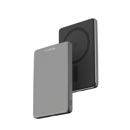 Acumulator extern Dviced Ultrathin  DV400003, Incarcare Wireless, 5000mAh (Gri)