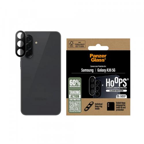 Folie de protectie Camera Spate PanzerGlass Hoops pentru Samsung Galaxy A36 A366, Sticla Securizata