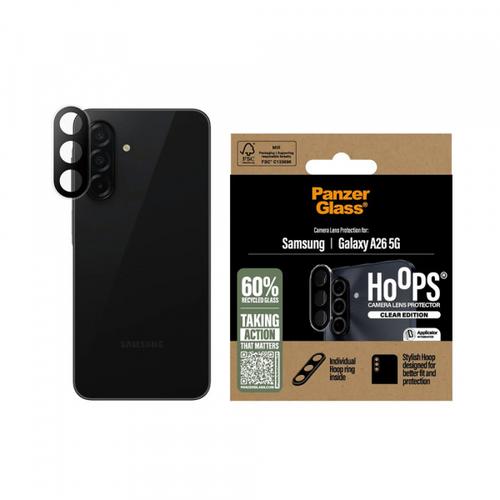 Folie de protectie Camera Spate PanzerGlass Hoops pentru Samsung Galaxy A26 A266, Sticla Securizata