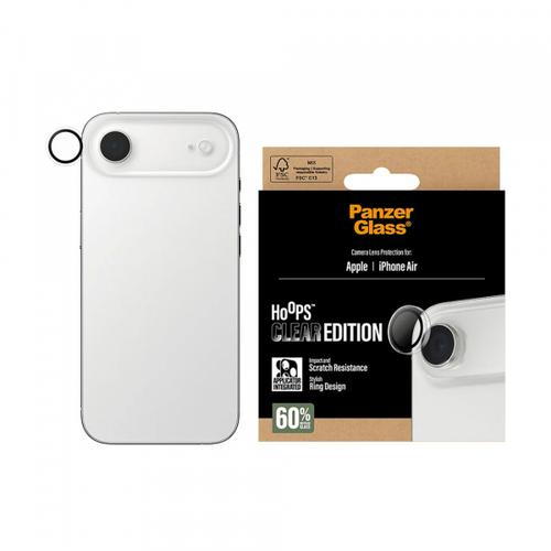 Folie de protectie Camera Spate PanzerGlass Hoops pentru Apple iPhone Air, Sticla Securizata