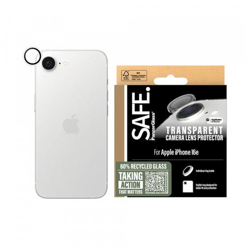 Folie de protectie Camera Spate PanzerGlass Safe. pentru Apple iPhone 16e, Sticla Securizata
