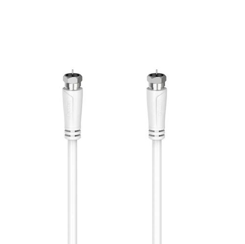 Cablu conexiune SAT Hama 205064, 3 m, 90 dB (Alb)