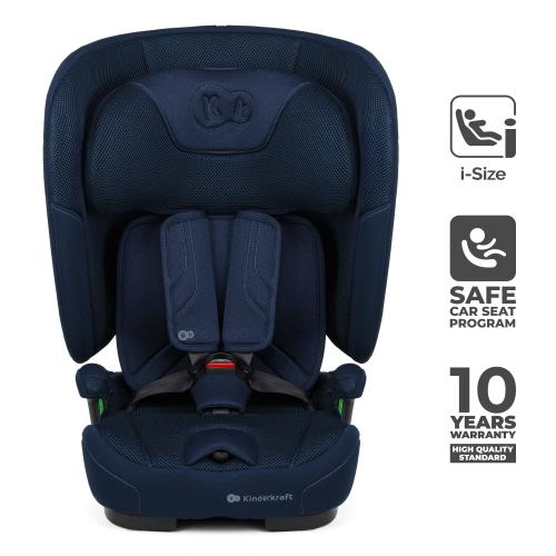 Scaun auto ISOFIX Kinderkraft FIX2GO, 9-36 kg, 76-150 cm, Albastru