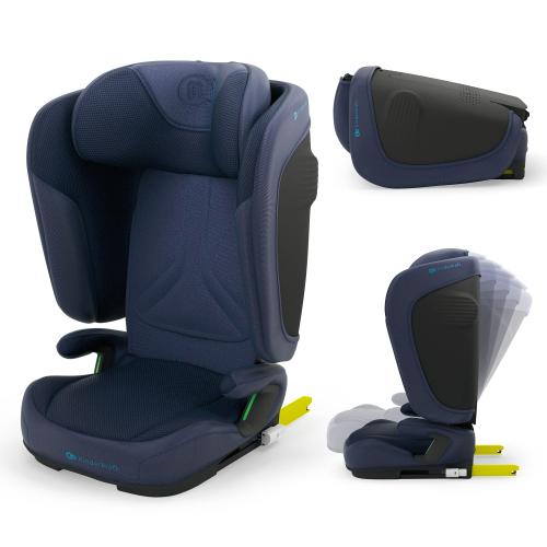 Scaun auto Kinderkraft Unity 2 i-Size, 100–150 cm, 15 - 36kg, R129 i-Size, Albastru