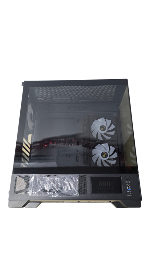 Carcasa Gamdias Atlas M1, Middle Tower, tempered glass (Negru)