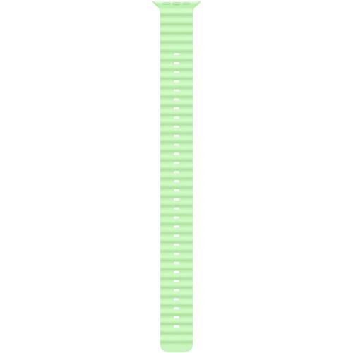 Curea Smartwatch Apple MGCM4ZM/A pentru Watch 49mm, Ocean Band Extension, Black Titanium Finish (Verde deschis)