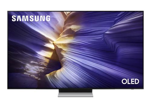 Televizor OLED Samsung 139 cm (55inch) QE55S90FA, Ultra HD 4K, Vision AI, Smart TV, WiFi, CI+