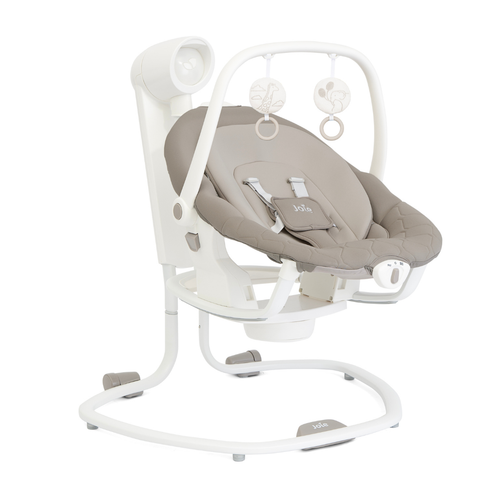Leagan si balansoar rotativ Joie Serina 2 in 1 Walnut, 0 - 13kg, 6 viteze de leganare