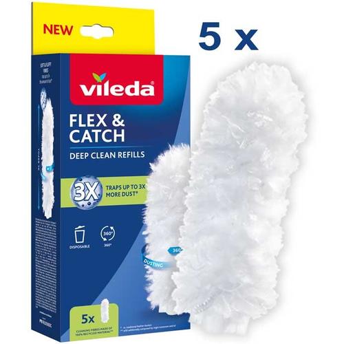 Rezerve pamatuf de praf Vileda Flex&Catch, 5 bucati