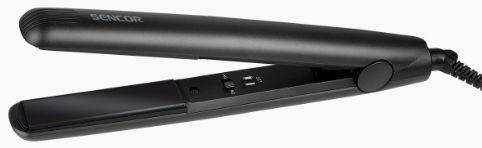 Placa de indreptat parul SENCOR - SHI 110 BK, Cablu de alimentare rotativ 360°, Indicator de functionare LED (Negru)