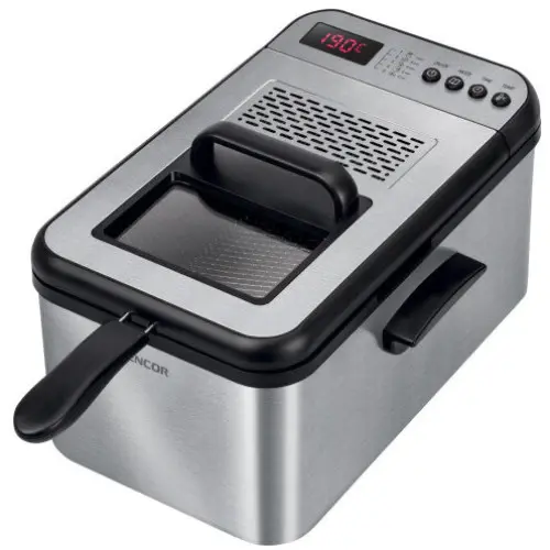Friteuza Sencor SFR 8200SS, 2200 W, 3.2 l, temperatura reglabila 110-190 grade, Inox