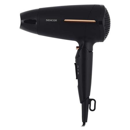 Uscator de par SENCOR SHD0045BK,  Maner pliabil, 1600W, 2 nivele de temperatura (Negru)