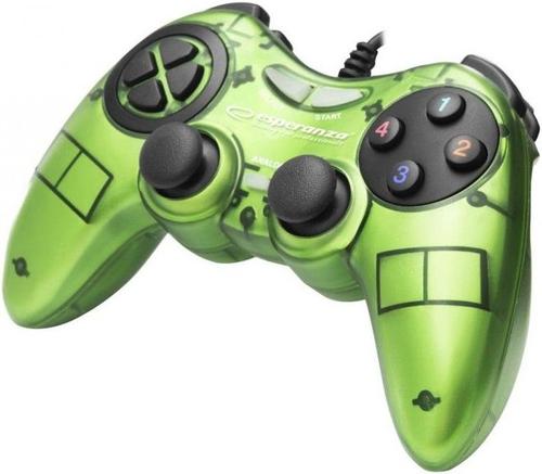 Controller Esperanza Fighter EGG105G, PC (Verde)