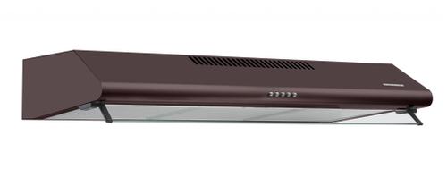 Hota Decorativa Heinner HCH-490-BRW, Putere 120 W, 2 motoare, 3 Trepte (Maro)