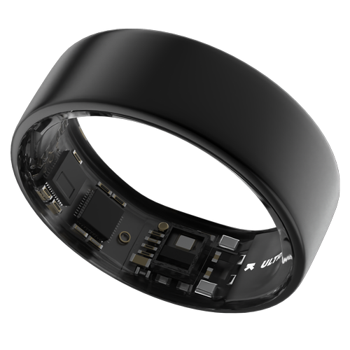 Smart Ring Ultrahuman Ring Air UHRA-MG-11, Bluetooth BLE5, HRV, VO2 Max, Android/iOS, Monitorizare ritm cardiac, Saturatie Oxigen, Autonomie 6 zile, 21.46 mm (Gri)
