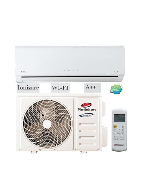Aparat de aer conditionat Platinium PureAir PX-09R32 INZ++KIT, 9000 BTU, Kit instalare inclus, Clasa A++, R32, Wi-Fi, Ionizare (Alb)