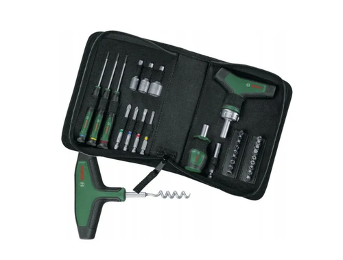 Set unelte de mana Bosch Advent Calendar (Verde/Negru)