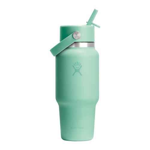 Sticla termos, inox, 710ml, inchWide Strawinch, Hydro Flask (Verde deschis)