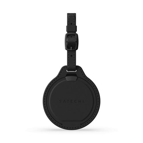 Tracker de bagaj din piele vegana Satechi ST-LFALTK (Negru)