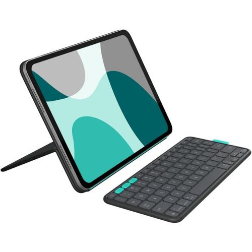 Husa cu tastatura Logitech Flip Folio 920-013403 pentru iPad Pro si Air 11 (Negru)