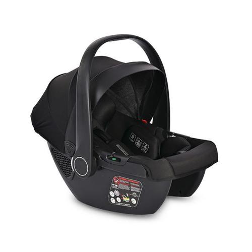 Cosulet auto pentru copii Lorelli Aria Luxe, panou de ventilatie, tetiera reglabila, maner reglabil, 0-15 Luni, 40-87 cm, Negru