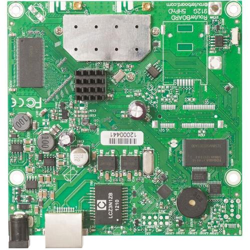 Placa de router, Mikrotik, 600MHZ, 64MB, 1XGE, 802.11A/N, 5GHZ, L3