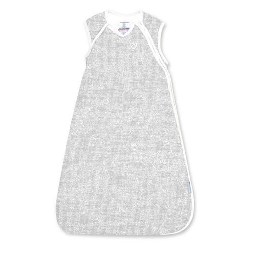 Sac de dormit Ingenuity Swaddle Me Night Sack Sleeper, 3-18 luni, 2.5 TOG, bumbac, Gri