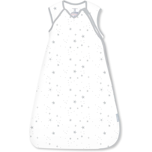 Sac de dormit Ingenuity Swaddle Me Night Sack Sleeper, 3-18 luni, 2.5 TOG, bumbac, Alb