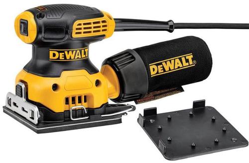 Slefuitor orbital cu foaie abraziva DeWALT DWE6411, 230 W, 14.000 OPM, 1.6 mm dimensiune orbita + sac colector cu conexiune integrata de extragere a prafului