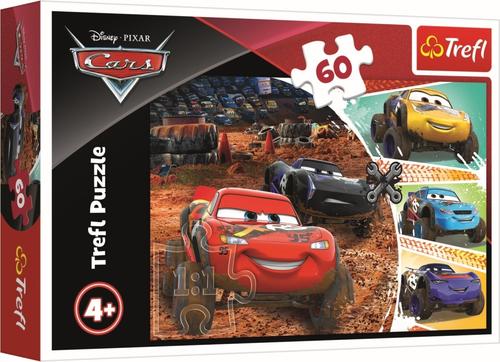 Puzzle Trefl Fulger Mcqueen cu prietenii, 60 piese