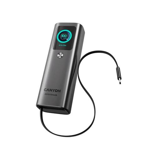 Acumulator extern Canyon OnPower 265, 20000mAh, Gri