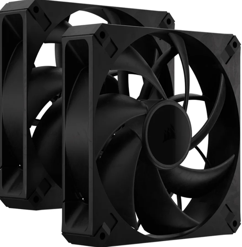 Ventilator Corsair RS140 MAX, 140mm, PWM, 1600rpm, 2 bucati (Negru)