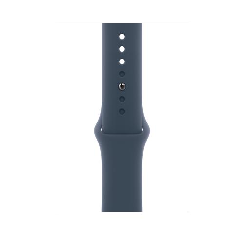 Curea Smartwatch Apple MT3Q3ZM/A pentru Watch 45mm, Sport Band, S/M (Albastru)