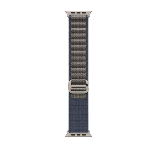 Curea Smartwatch Apple MT5J3ZM/A pentru Watch 49mm, Alpine Loop, Small (Albastru)