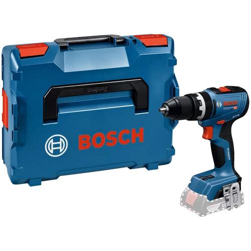 Masina de gaurit si insurubat (bormasina) cu impact pe acumulator Bosch Professional GSB 18V-65, 18 V, 550/2100 RPM, 13 mm mandrina rapida, 65 Nm, fara acumulator/incarcator, valiza L-Boxx