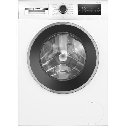Masina de spalat rufe BOSCH WAN2426NBY, 8 Kg, 1200 RPM, EcoSilence Drive, Iron Assist, Hygiene Plus, Control electronic/touch, program Dark colors, Speed Perfect, Clasa A, 60 cm (Alb/Gri)