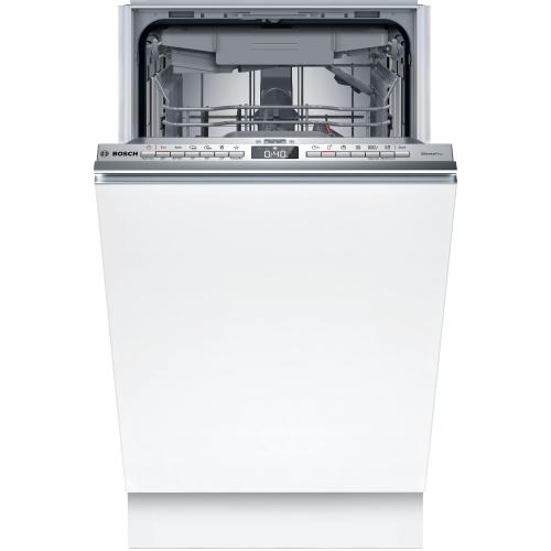 Masina de spalat vase incorporabila BOSCH SPV4EMX17E, 10 seturi, 6 programe, EfficientDry, Home Connect, InfoLight, DosageAssist, Hygiene Plus, EcoSilence Drive, Clasa B, 45 cm (Inox)