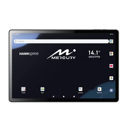 Tableta Hannspree Mercury, Procesor Mediatek MTK8786 Octa-Core, Ecran 14.1inch, 6GB RAM,128GB Flash, 13MP, Wi-Fi, Bluetooth, Android (Negru)