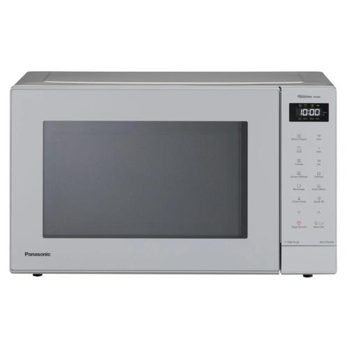 Cuptor cu microunde inverter cu grill Panasonic NN-GT66QMEPG, 31 l, 23 programe automate, 1000 W, senzor incalzire (Argintiu)