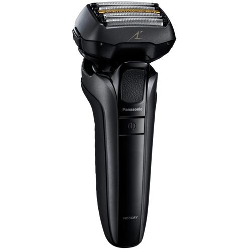 Aparat de ras electric cu 5 lame Panasonic ES-LV6U-K803, cap flexibil 20D, senzor de bărbierit, trimmer retractabil (Negru)