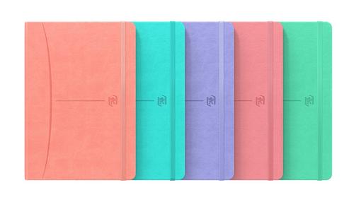 Caiet cu elastic OXFORD Signature Smart Journal, A5, 80 file-90g/mp, Scribzee, dictando