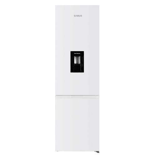 Combina frigorifica Samus SCW517NFIDE, 324 L, Clasa E, Dozator de apa, Termostat reglabil, Lumina LED, Usi reversibile, H 201 cm (Alb)