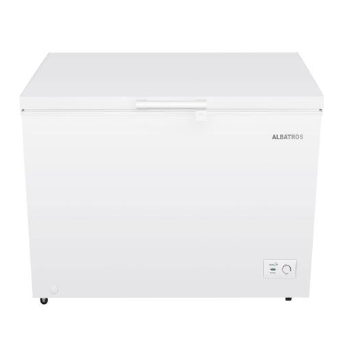 Lada frigorifica Albatros LA320IME, 287 L, Clasa E, Convertibil frigider/congelator, Fast Freeze, Rotile pentru deplasare, H 85 cm (Alb)