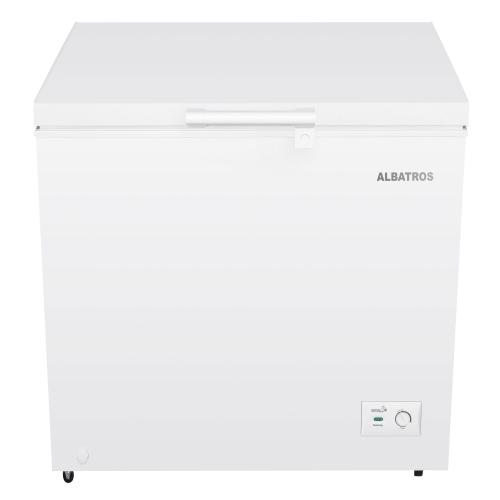 Lada frigorifica 2in1 Albatros LA230IME, 198 L, Clasa E, Convertibil frigider/congelator, Interior aluminiu, Fast Freeze (Alb)